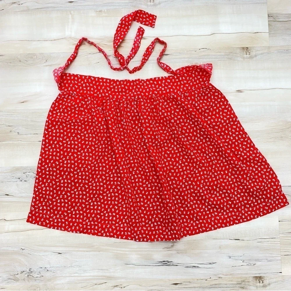 Vintage handmade waist aprons cottage homemakers homesteaders 2 total